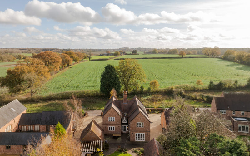 View of house and front field